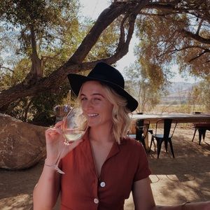 Lack of color black fedora